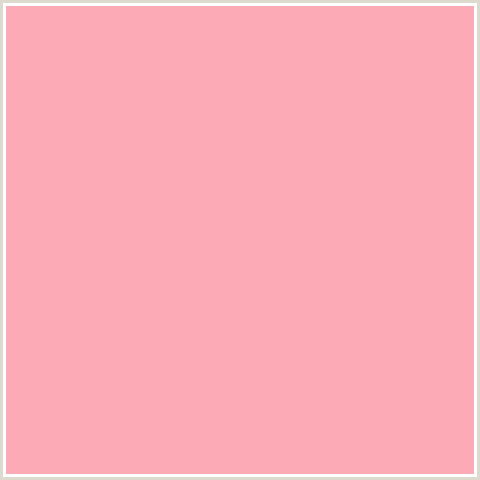 FCABB6 Hex Color Image (RED, SWEET PINK)
