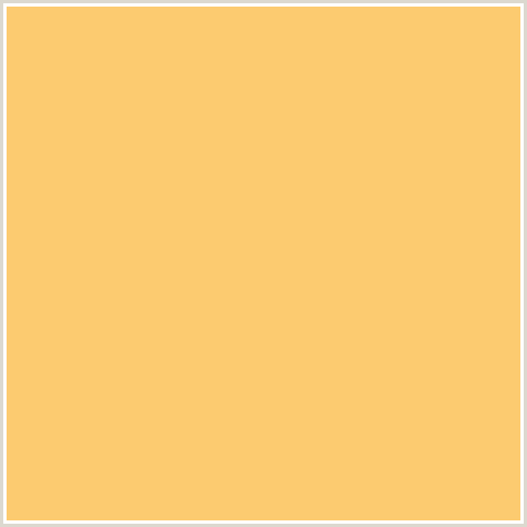 FCCB70 Hex Color Image (GOLDENROD, ORANGE)