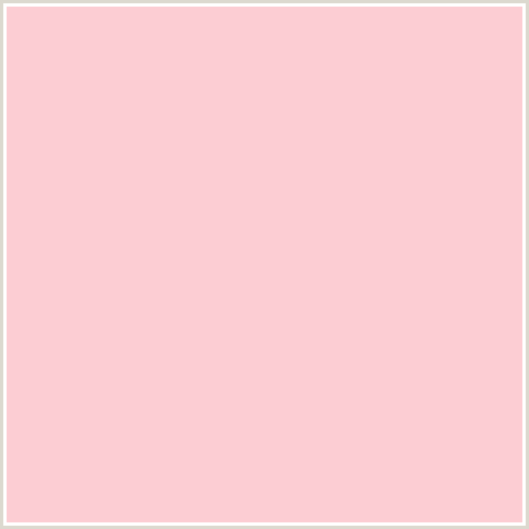 FCCDD3 Hex Color Image (PIG PINK, RED)