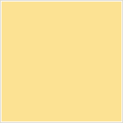 FCE293 Hex Color Image (GOLDEN GLOW, ORANGE YELLOW)