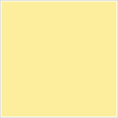FCEE9D Hex Color Image (GOLDEN GLOW, YELLOW)