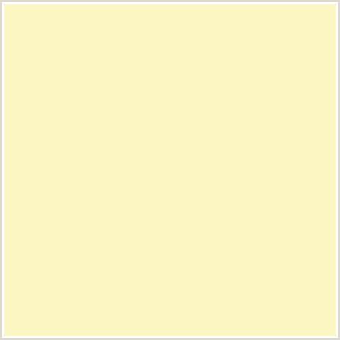 FCF7C2 Hex Color Image (DOUBLE PEARL LUSTA, YELLOW)