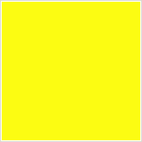 FCFC12 Hex Color Image (BROOM, YELLOW GREEN)
