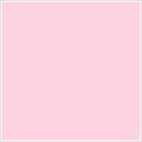 FDD3E2 Hex Color Image (PIG PINK, RED)