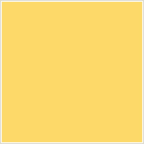 FDD96A Hex Color Image (GOLDENROD, ORANGE YELLOW)