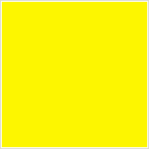 FDF600 Hex Color Image (LEMON, YELLOW)