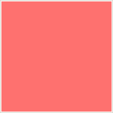 FE716F Hex Color Image (BITTERSWEET, RED, SALMON)