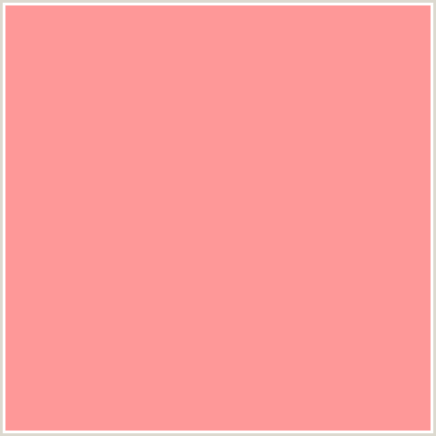 FE9898 Hex Color Image (LIGHT RED, MONA LISA, PINK, RED)