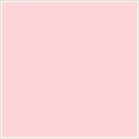 FED6D9 Hex Color Image (COSMOS, LIGHT RED, PINK, RED)