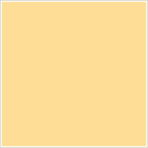 FEDE96 Hex Color Image (GOLDEN GLOW, YELLOW ORANGE)