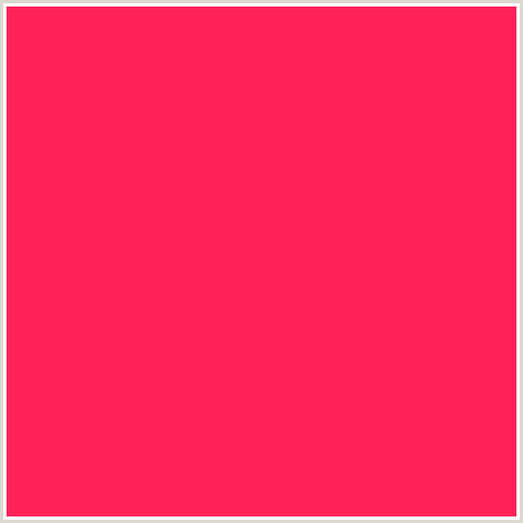 FF2259 Hex Color Image (RADICAL RED, RED)