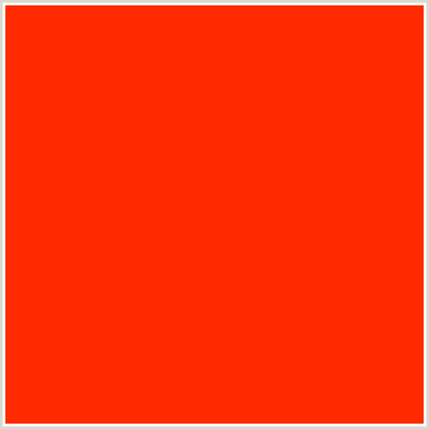 FF2A00 Hex Color Image (RED ORANGE, SCARLET)