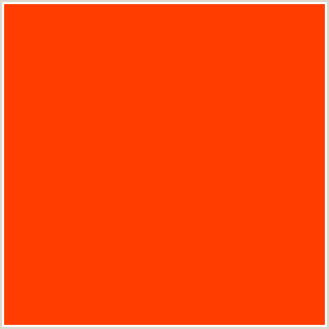FF3D00 Hex Color Image (RED ORANGE, VERMILION)