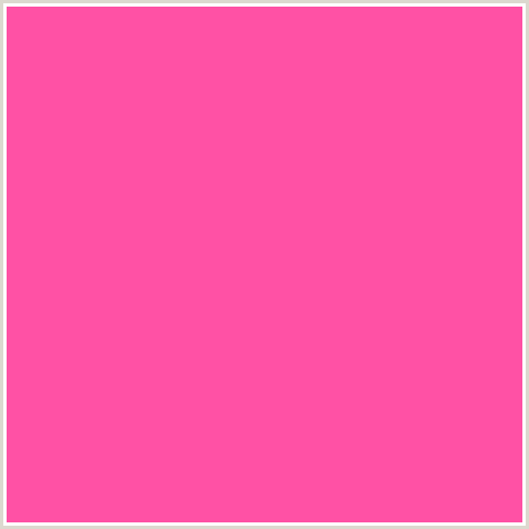 FF51A5 Hex Color Image (DEEP PINK, FUCHSIA, FUSCHIA, HOT PINK, MAGENTA)