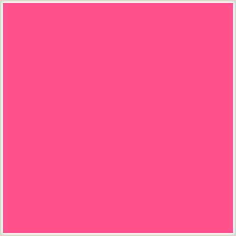 FF528D Hex Color Image (RED, WILD WATERMELON)