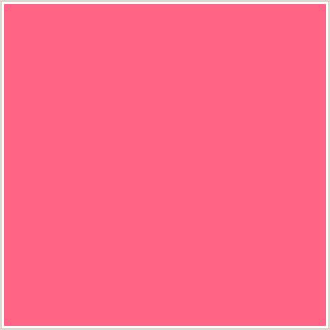 FF6385 Hex Color Image (RED, WILD WATERMELON)