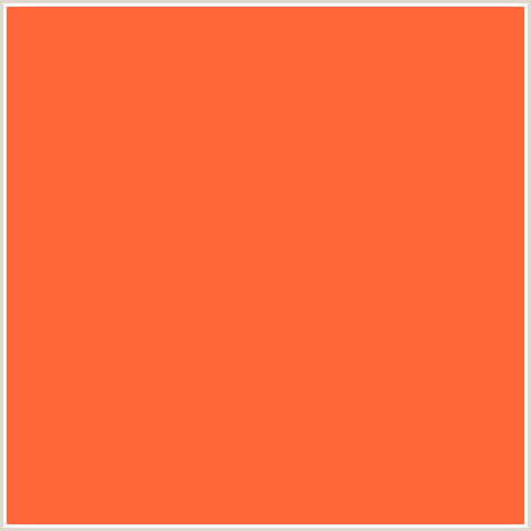 FF6637 Hex Color Image (OUTRAGEOUS ORANGE, RED ORANGE)
