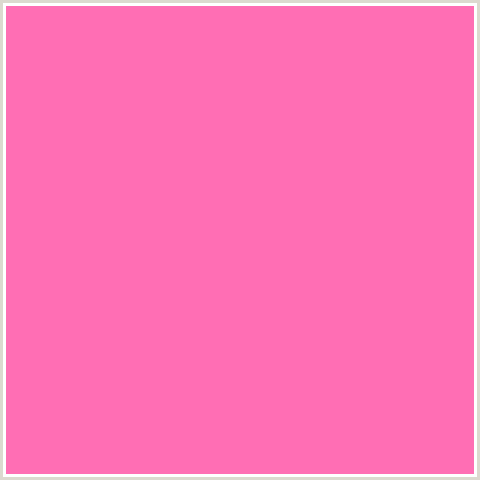 FF6EB4 Hex Color Image (DEEP PINK, FUCHSIA, FUSCHIA, HOT PINK, MAGENTA)