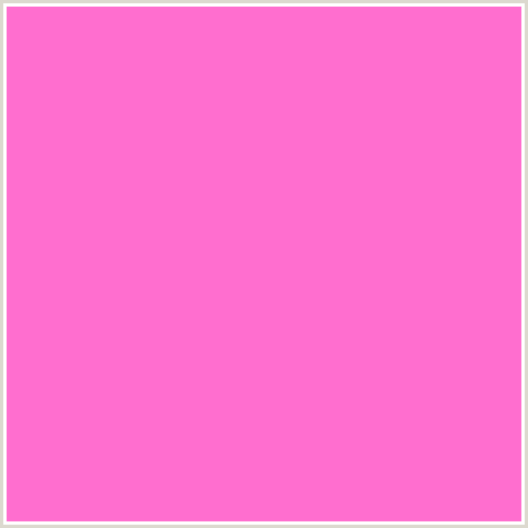 FF6ECF Hex Color Image (DEEP PINK, FUCHSIA, FUSCHIA, HOT PINK, MAGENTA)