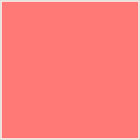 FF7976 Hex Color Image (RED, SALMON)