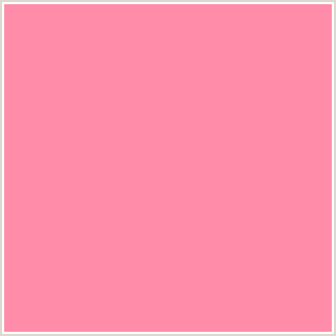 FF8CA9 Hex Color Image (LIGHT RED, PINK, PINK SALMON, RED, SALMON)
