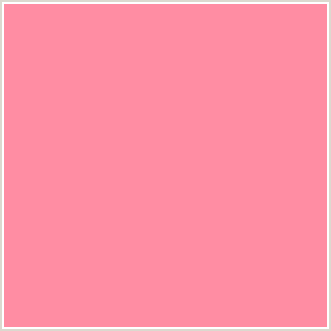FF8DA3 Hex Color Image (LIGHT RED, PINK, PINK SALMON, RED, SALMON)