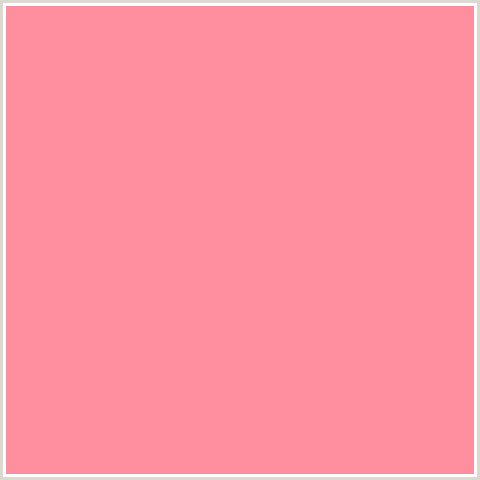 FF8F9F Hex Color Image (LIGHT RED, PINK, PINK SALMON, RED, SALMON)