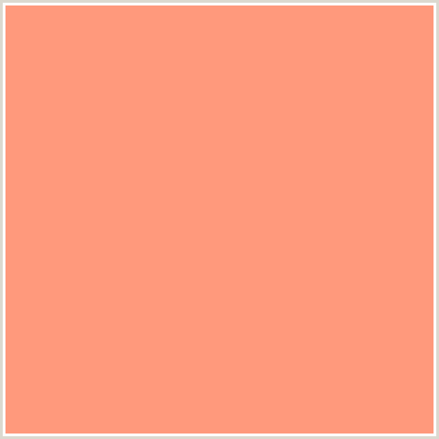 FF997C Hex Color Image (RED ORANGE, VIVID TANGERINE)