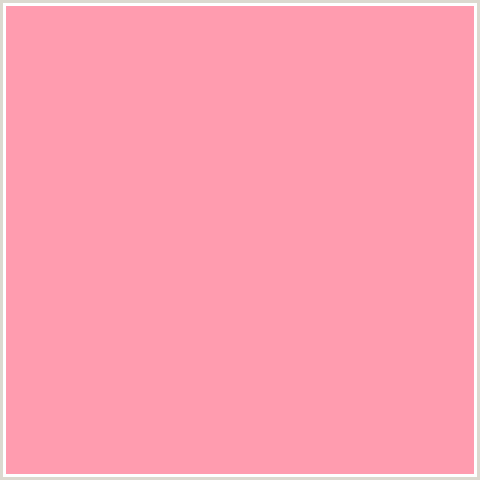 FF9CAF Hex Color Image (LIGHT RED, PINK, PINK SALMON, RED)