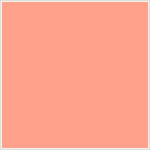 FFA18B Hex Color Image (MONA LISA, RED ORANGE)