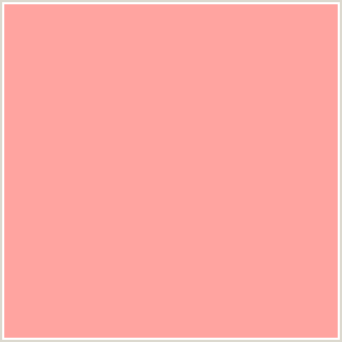 FFA4A0 Hex Color Image (LIGHT RED, MONA LISA, PINK, RED)