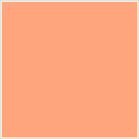 FFA57D Hex Color Image (HIT PINK, RED ORANGE)