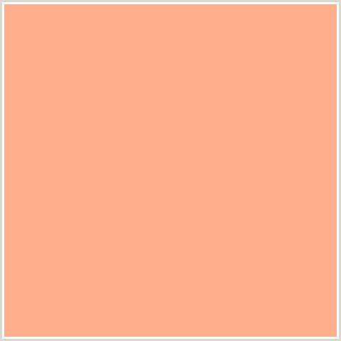 FFAF8C Hex Color Image (HIT PINK, RED ORANGE)