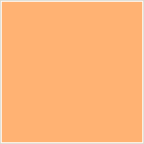FFB273 Hex Color Image (MACARONI AND CHEESE, ORANGE RED)