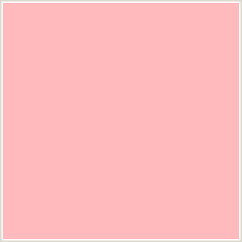 FFBABE Hex Color Image (LIGHT RED, PINK, RED, YOUR PINK)
