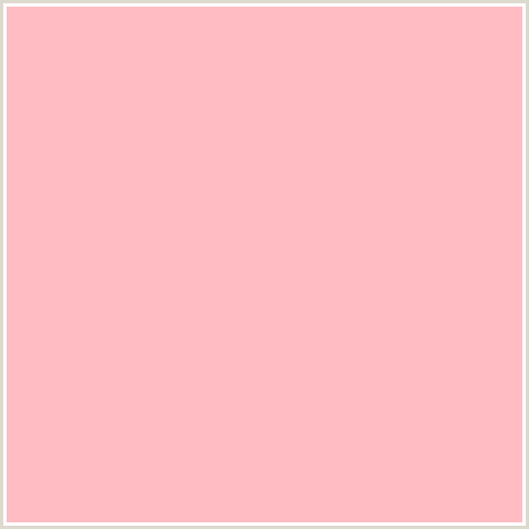 FFBCC2 Hex Color Image (LIGHT RED, PINK, RED, YOUR PINK)