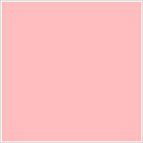 FFBDC0 Hex Color Image (LIGHT RED, PINK, RED, YOUR PINK)