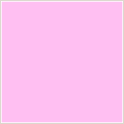 FFBFF2 Hex Color Image (DEEP PINK, FUCHSIA, FUSCHIA, HOT PINK, MAGENTA, PINK LACE)