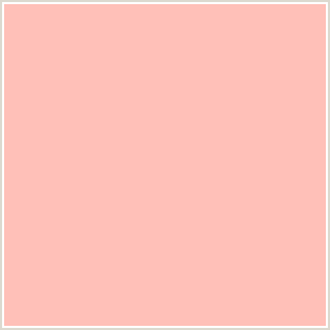 FFC0B8 Hex Color Image (LIGHT RED, PINK, RED, YOUR PINK)