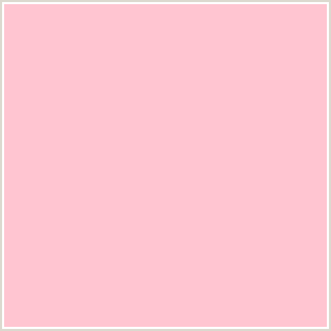 FFC5D1 Hex Color Image (LIGHT RED, PINK, RED)