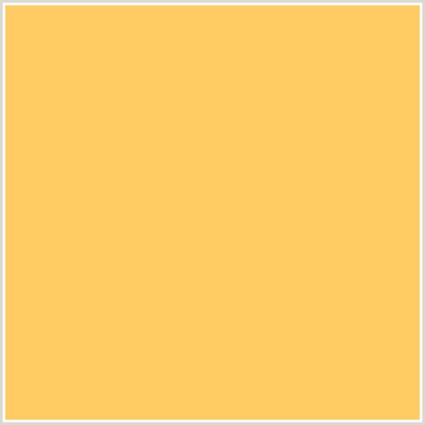 FFCB63 Hex Color Image (GOLDEN TAINOI, YELLOW ORANGE)