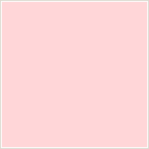 FFD6D8 Hex Color Image (COSMOS, LIGHT RED, PINK, RED)