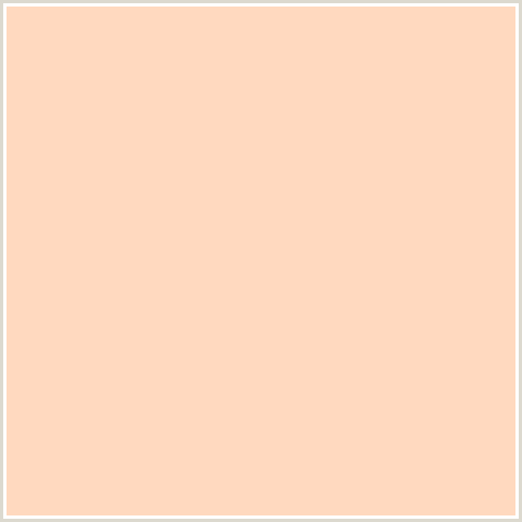 FFD9BF Hex Color Image (ORANGE RED, PEACH, ROMANTIC)