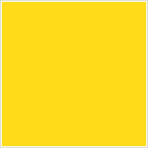 FFDB19 Hex Color Image (CANDLELIGHT, LEMON, YELLOW)