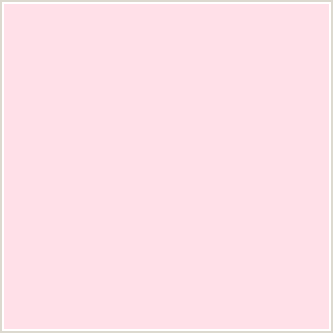 FFE0E8 Hex Color Image (LIGHT RED, PINK, PIPPIN, RED)
