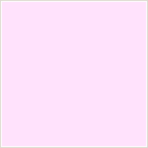 FFE2FC Hex Color Image (DEEP PINK, FUCHSIA, FUSCHIA, HOT PINK, MAGENTA, PINK LACE)