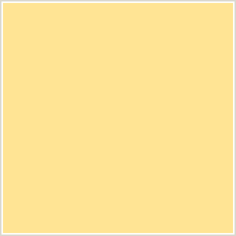 FFE494 Hex Color Image (GOLDEN GLOW, ORANGE YELLOW)