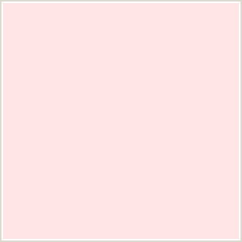 FFE5E5 Hex Color Image (LIGHT RED, PINK, PIPPIN, RED)