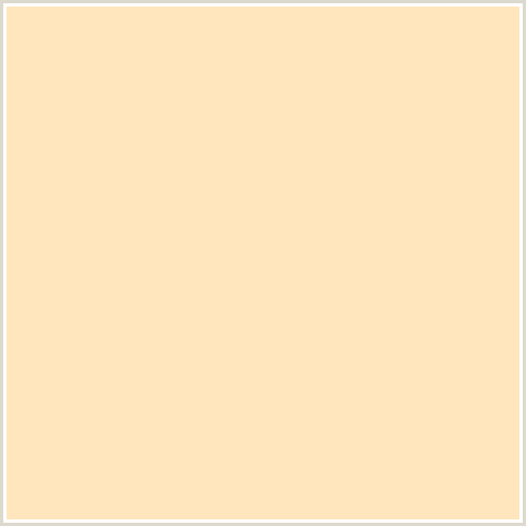 FFE6BD Hex Color Image (COLONIAL WHITE, ORANGE, TAN)