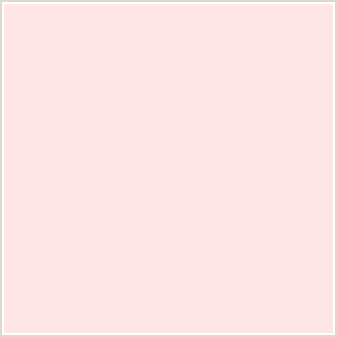 FFE6E6 Hex Color Image (LIGHT RED, PINK, PIPPIN, RED)